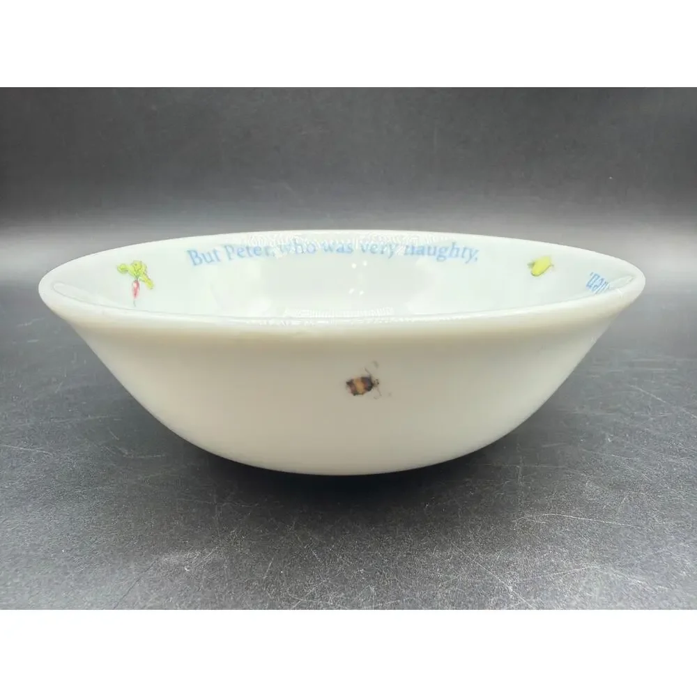 Wedgwood Peter Rabbit Bowl 2014 Mr McGregor Beatrix Potter 6” Nursery Dish
